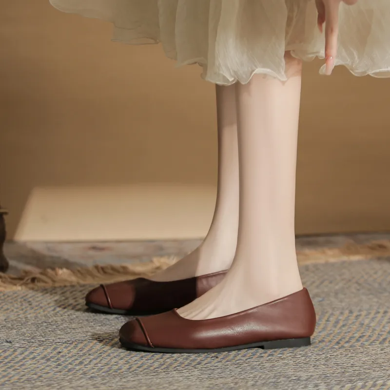 GOSO Casual Single Shoes Women's Burgundy-5