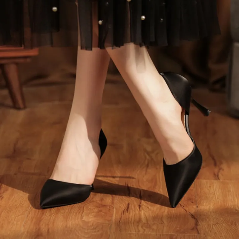 GOSO Slim Heel High Heels 6.5CM Women's-1