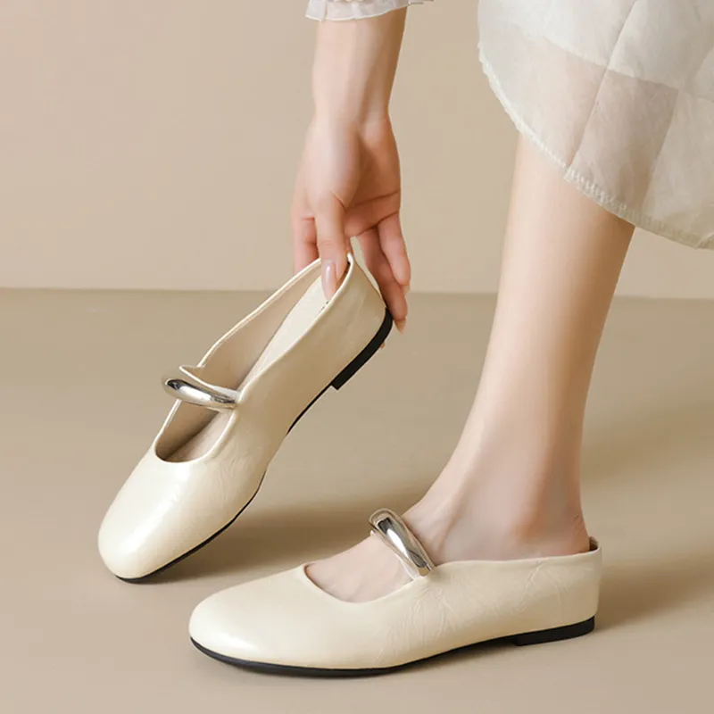 GOSO Rubber Sole Slip Resistant Closed Toe Slippers Women's-3