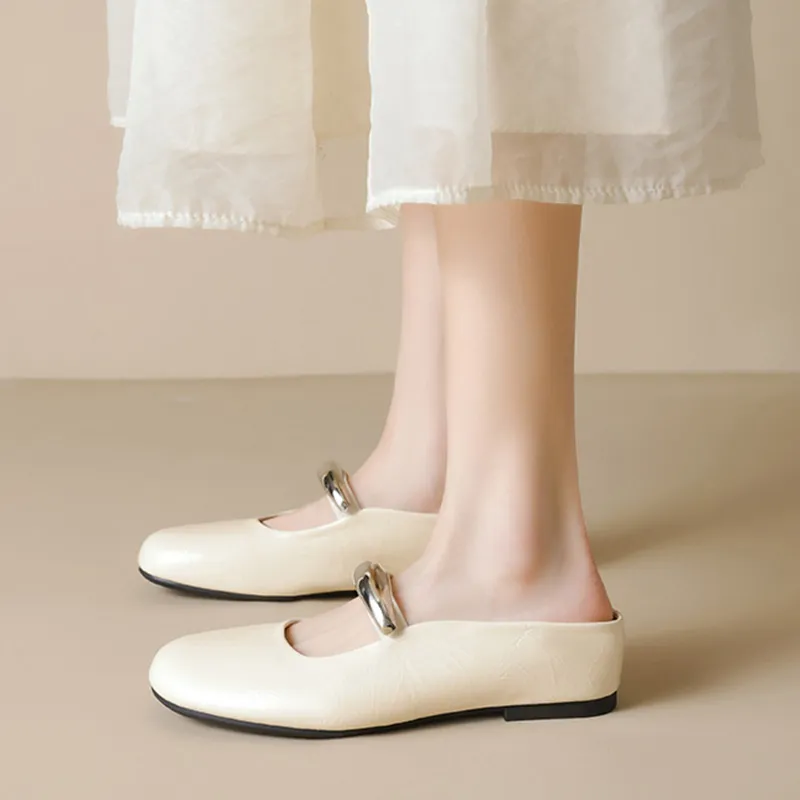 GOSO Rubber Sole Slip Resistant Closed Toe Slippers Women's-2