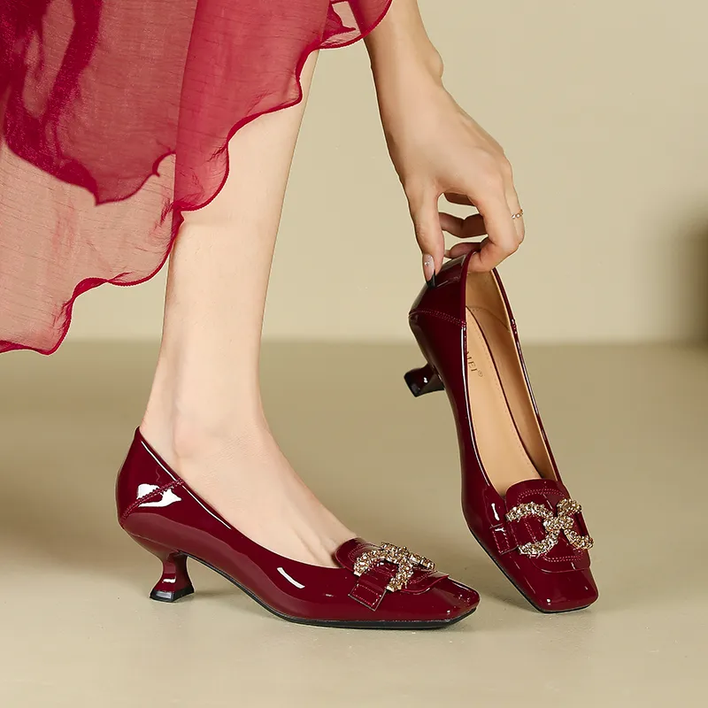 GOSO Slim Heel High Heels Women's-5