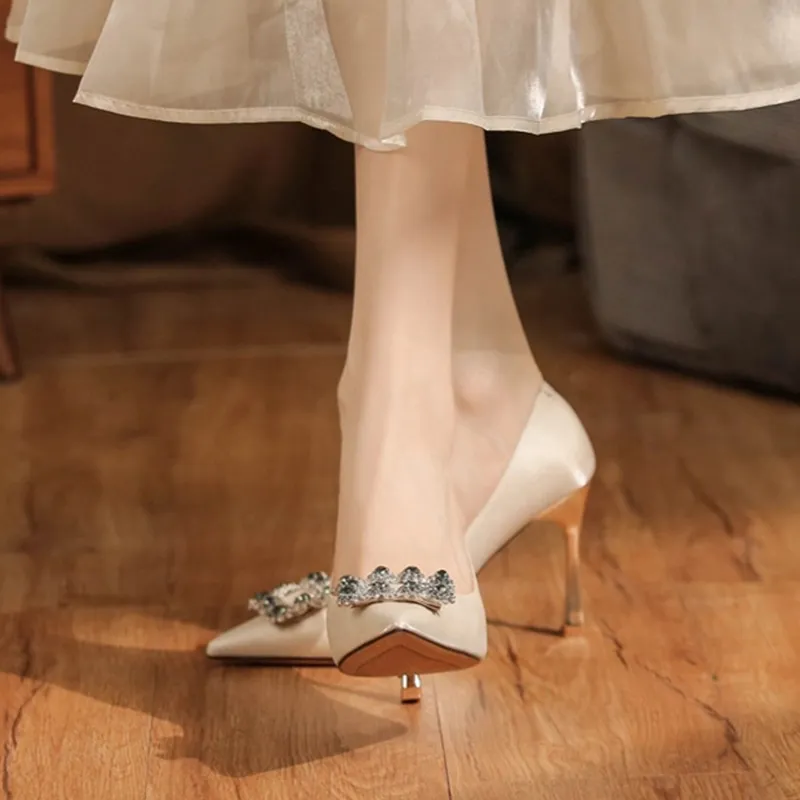 GOSO Slim Heel High Heels 6.5CM Women's-12