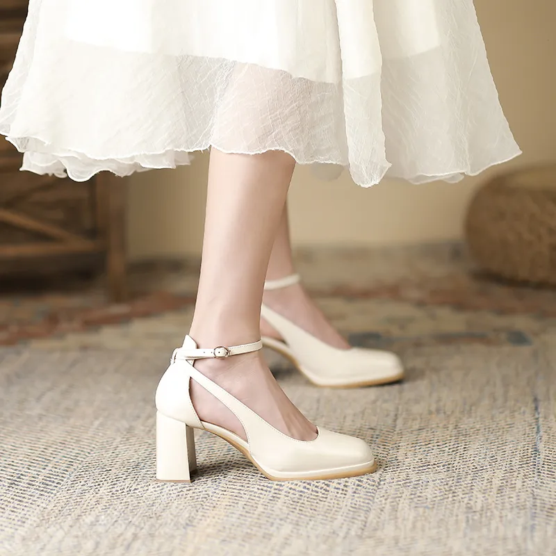 GOSO Chunky Heel High Heels Women's-8
