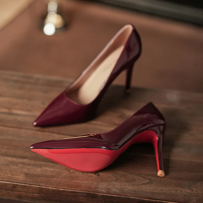 GOSO Slim Heel High Heels 6.5CM Women's-4