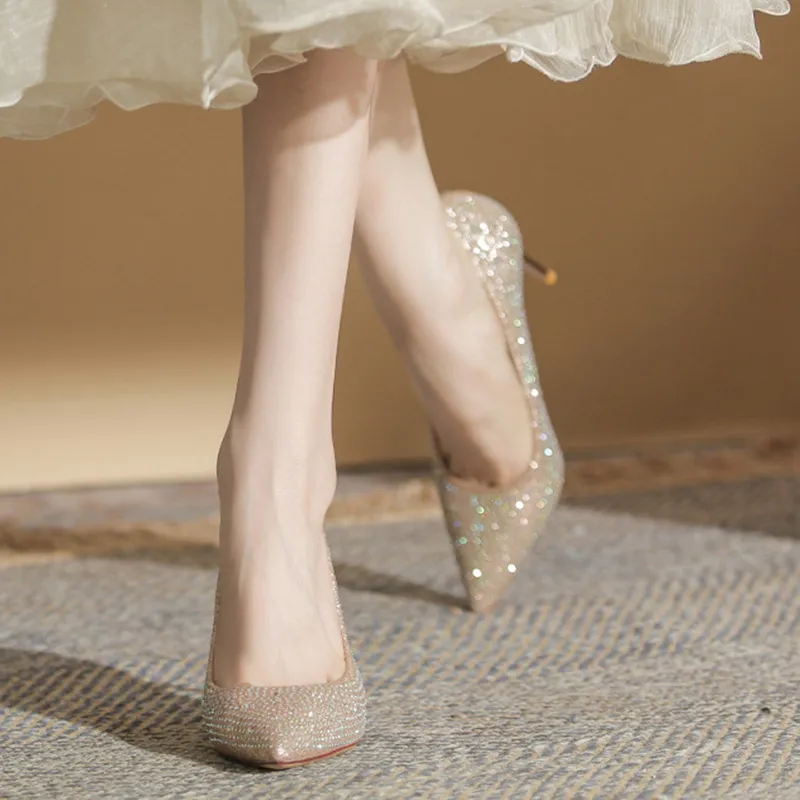 GOSO High Heels Women's Champagne-1