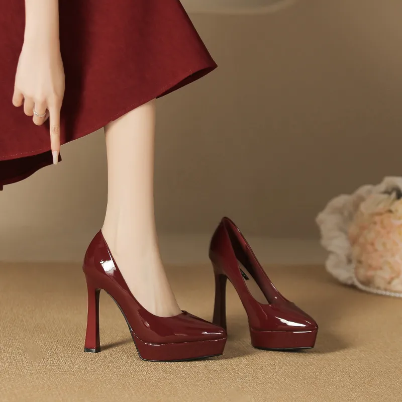 GOSO Slim Heel High Heels Women's-19