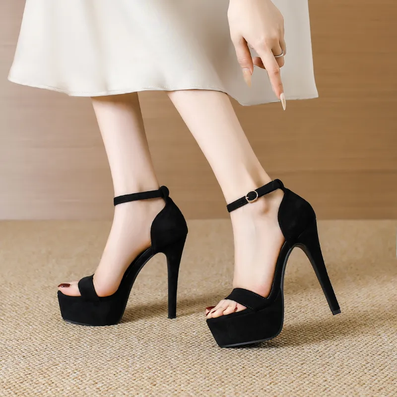 GOSO High Heels Women's Black-2