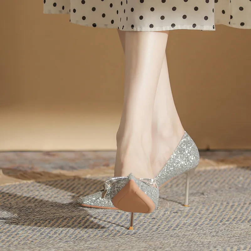 GOSO Slim Heel High Heels 8CM Women's-9