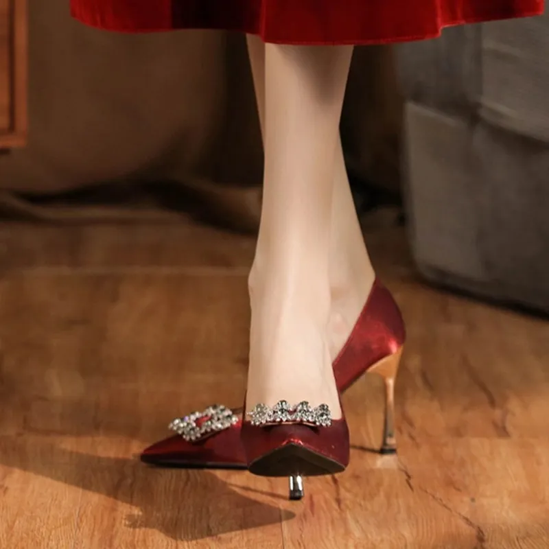 GOSO Slim Heel High Heels 6.5CM Women's-6