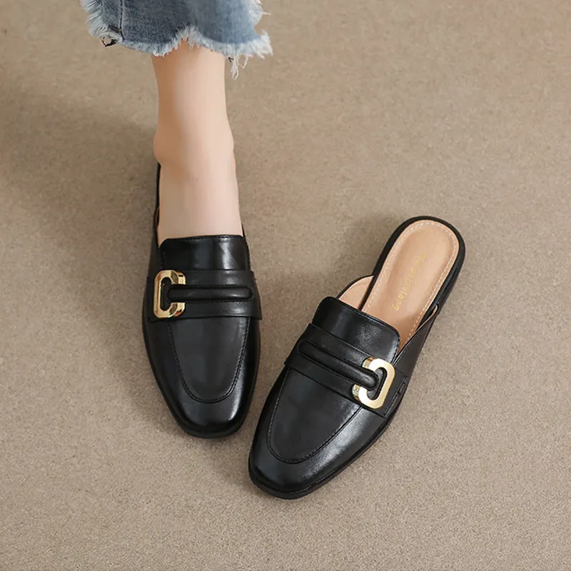 GOSO Rubber Sole Metal Abrasion Resistant Closed Toe Slippers Women's-4