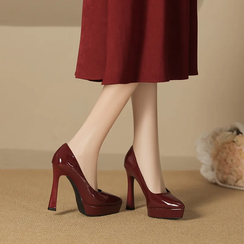 GOSO Slim Heel High Heels Women's-17