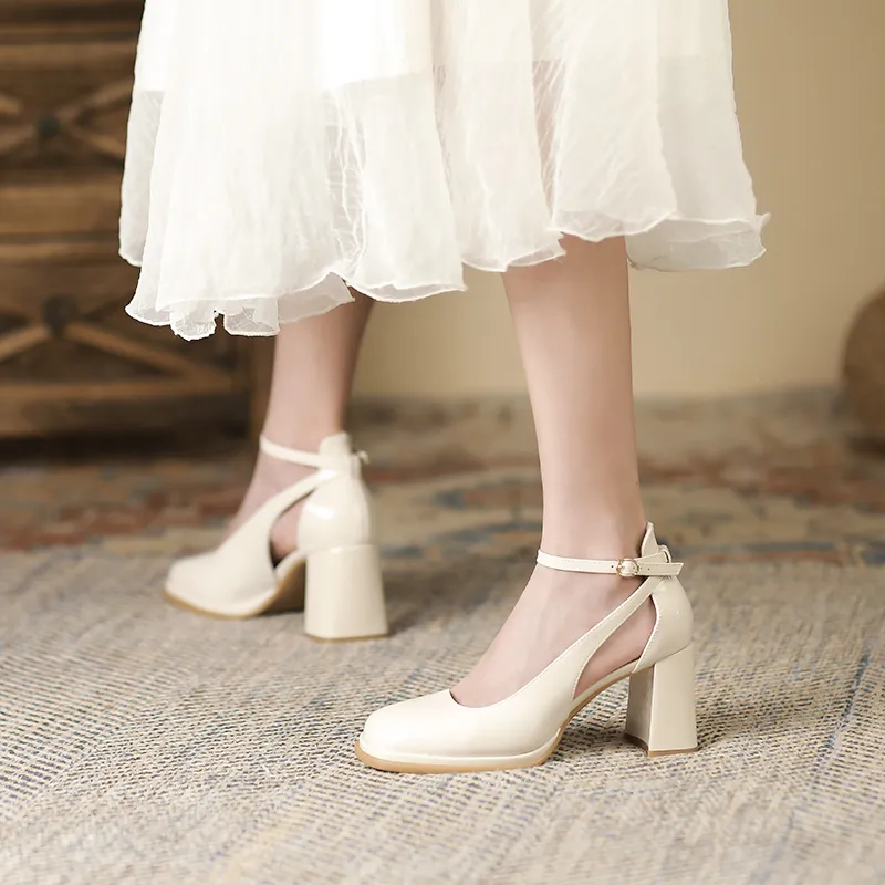 GOSO Chunky Heel High Heels Women's-10