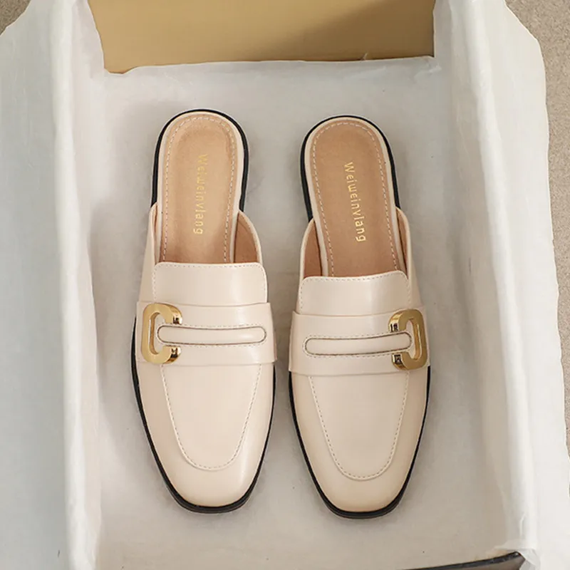 GOSO Rubber Sole Metal Abrasion Resistant Closed Toe Slippers Women's-7
