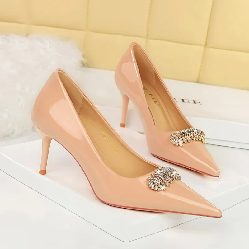 GOSO Slim Heel High Heels 7CM Women's-12