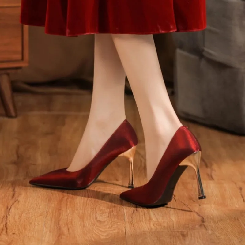 GOSO Slim Heel High Heels 6.5CM Women's-6