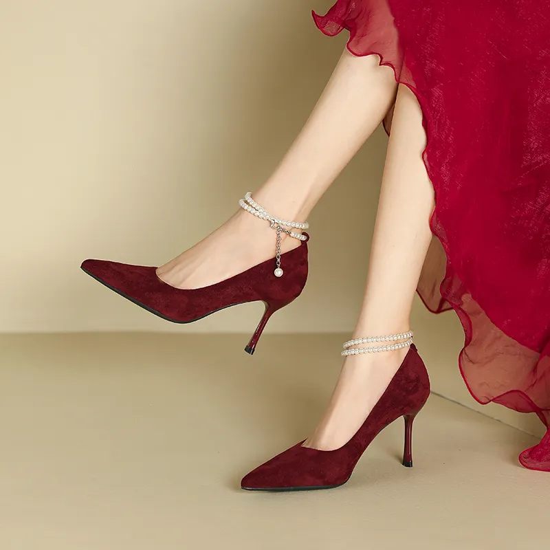 GOSO Slim Heel High Heels Women's-4