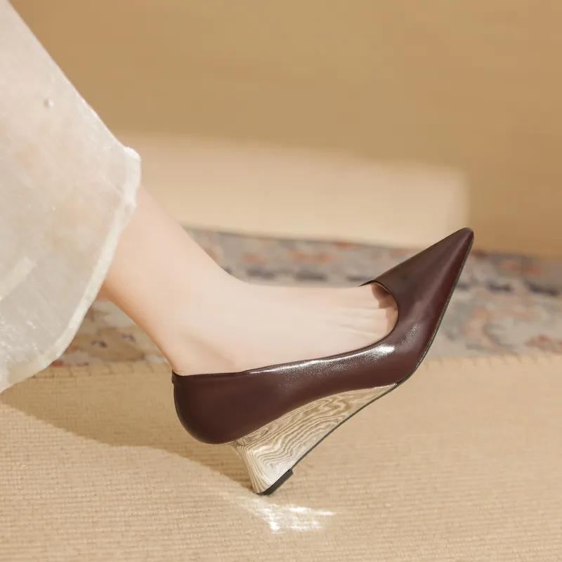 GOSO Wedge Heel High Heels Women's-7
