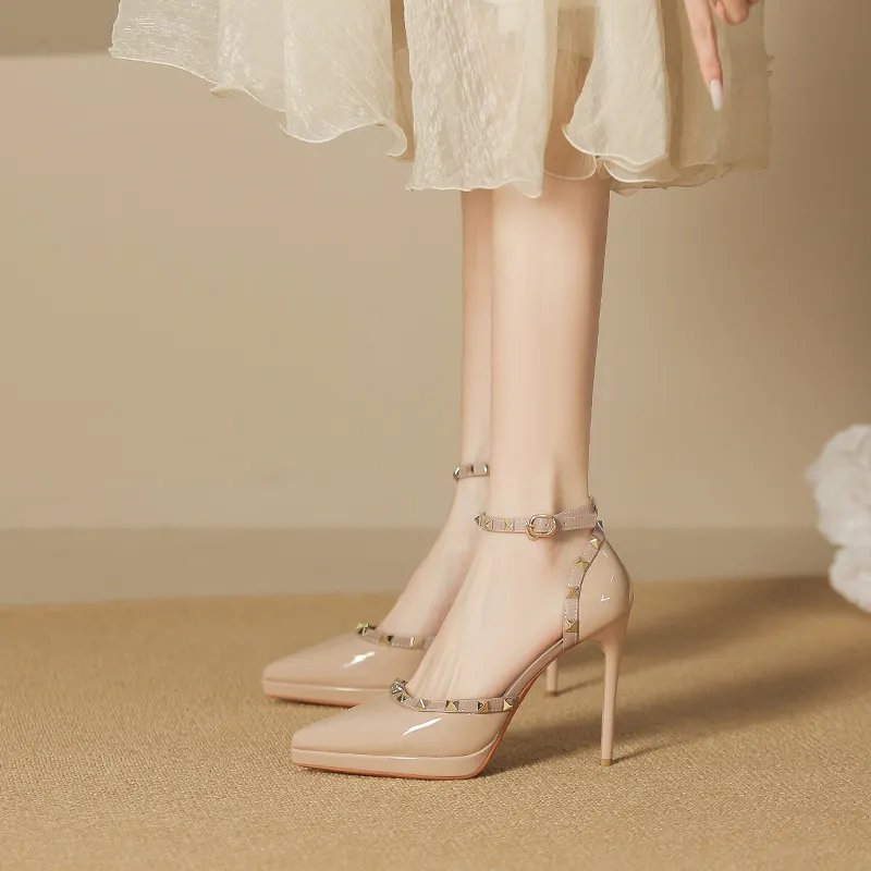 GOSO Slim Heel High Heels Women's-3