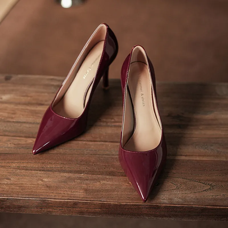 GOSO Slim Heel High Heels 6.5CM Women's-3