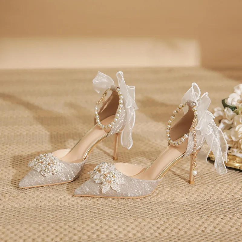 GOSO High Heels Women's Gold/Silver-1