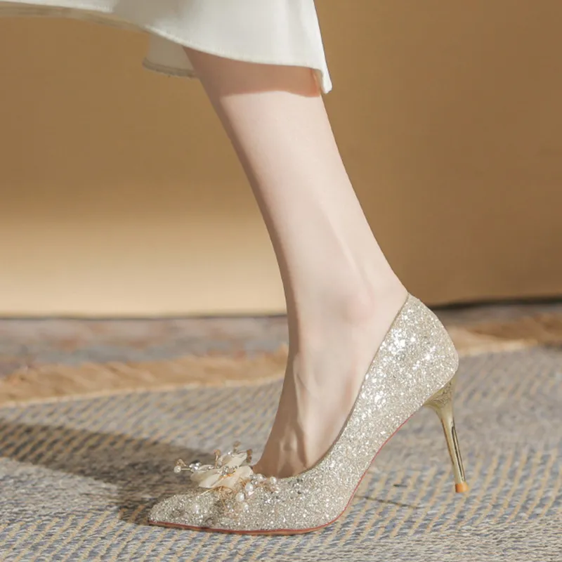 GOSO High Heels Women's Champagne-1