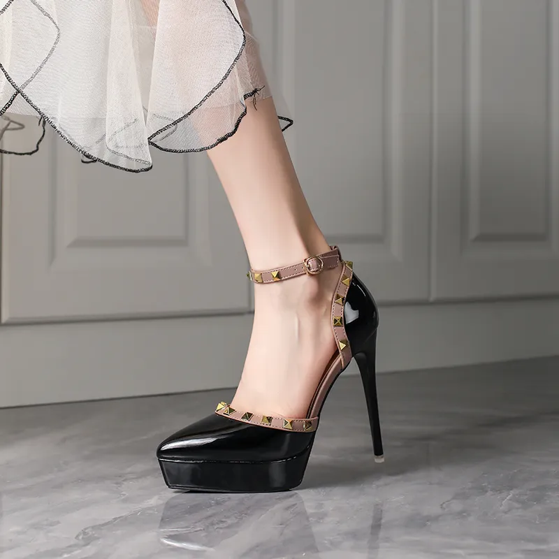 GOSO Slim Heel High Heels Women's-8