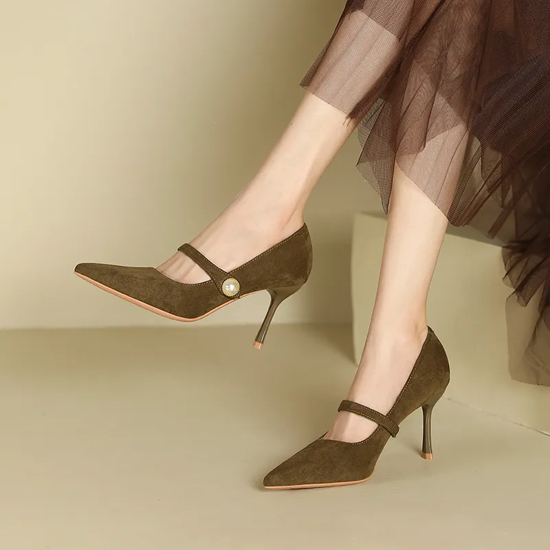 GOSO Slim Heel High Heels Women's-4