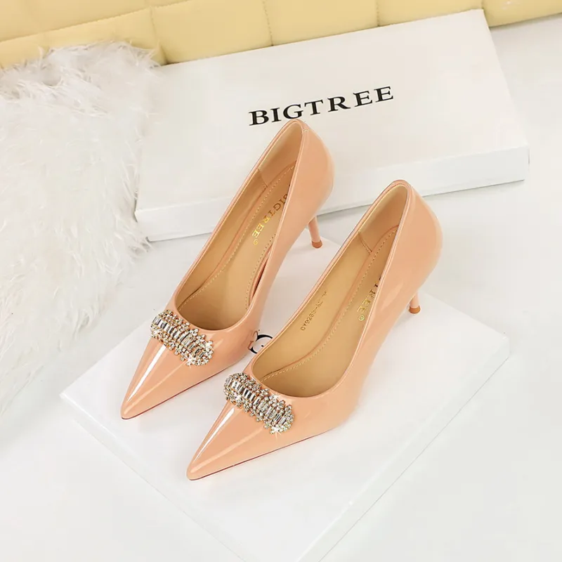 GOSO Slim Heel High Heels 7CM Women's-14