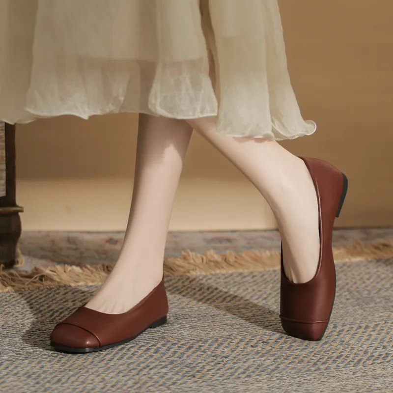 GOSO Casual Single Shoes Women's Burgundy-3