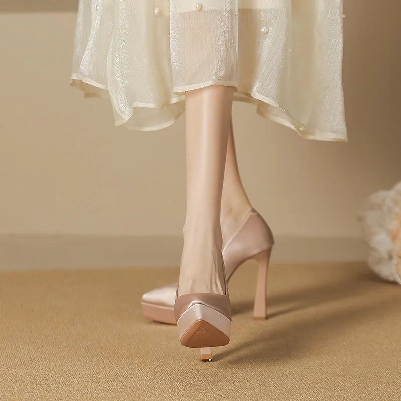 GOSO Slim Heel High Heels Women's-17