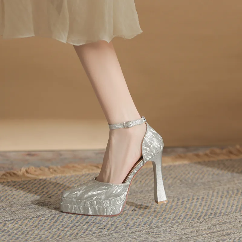 GOSO Chunky Heel High Heels Women's-9