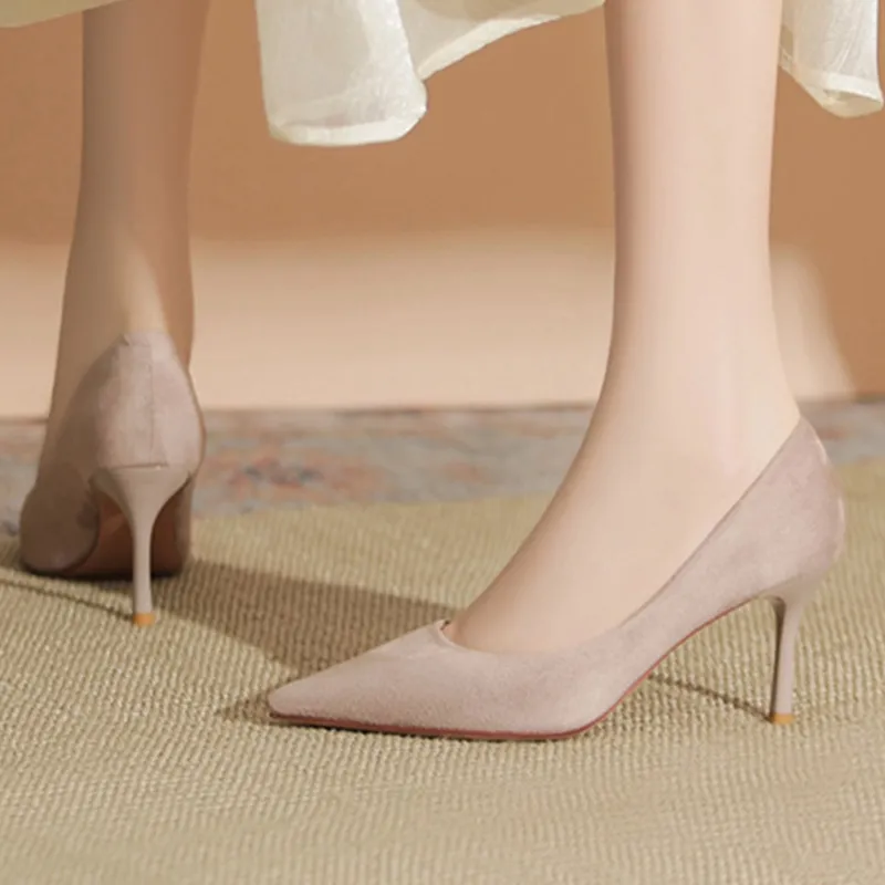 GOSO Slim Heel High Heels 5.5CM Women's-12