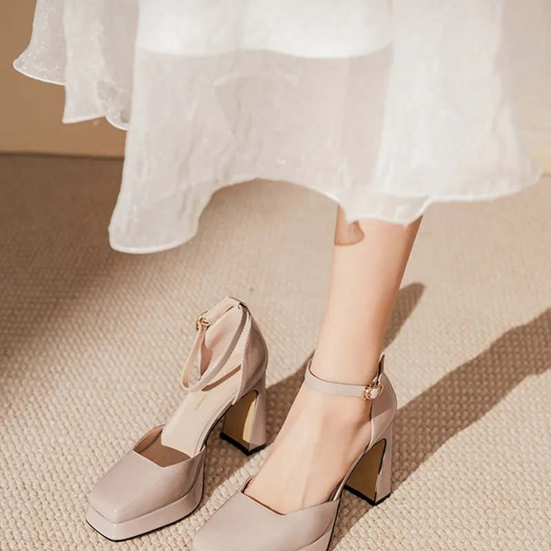GOSO Chunky Heel High Heels Women's-14
