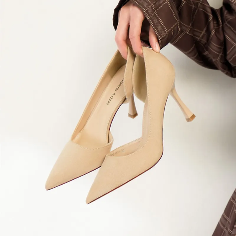 GOSO High Heels Women's Cameo Brown-9