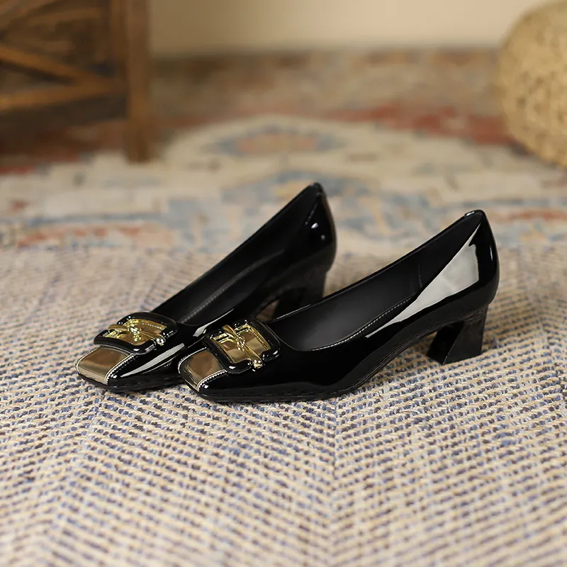 GOSO Chunky Heel High Heels Women's-6