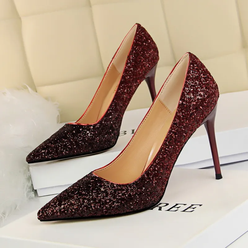 GOSO Slim Heel High Heels Women's-29
