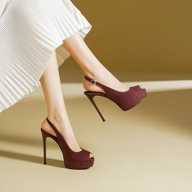 GOSO Slim Heel High Heels Women's-11