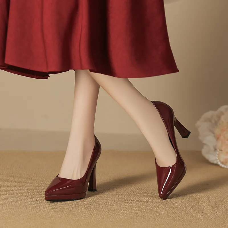 GOSO Slim Heel High Heels Women's-4