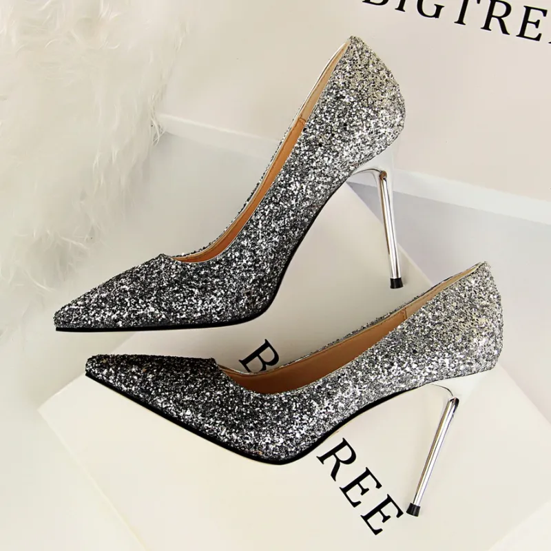 GOSO Slim Heel High Heels Women's-17