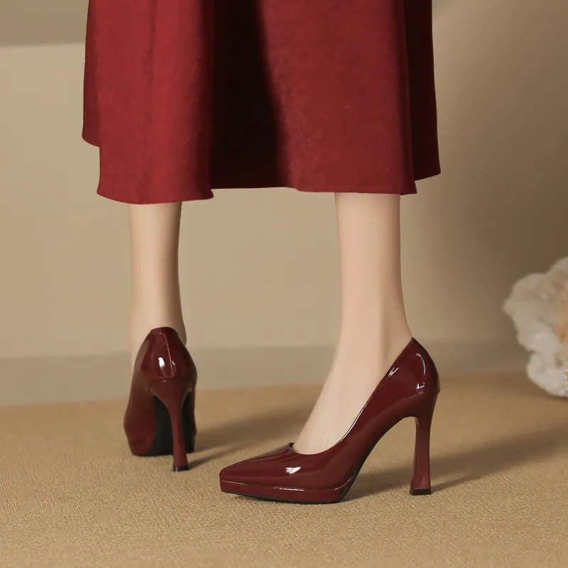GOSO Slim Heel High Heels Women's-2