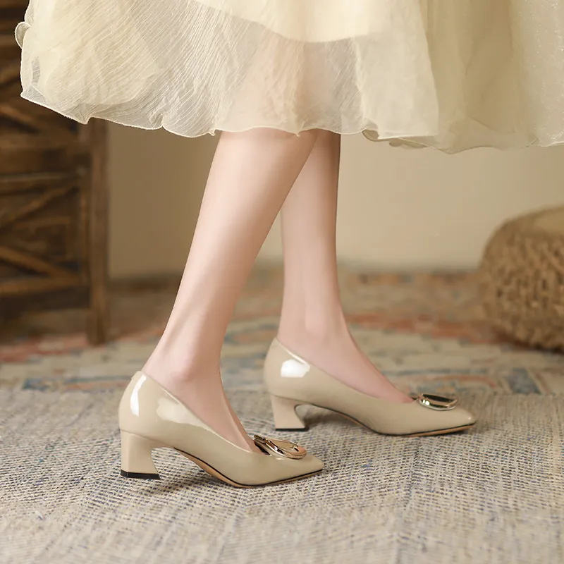 GOSO Chunky Heel High Heels Women's-2