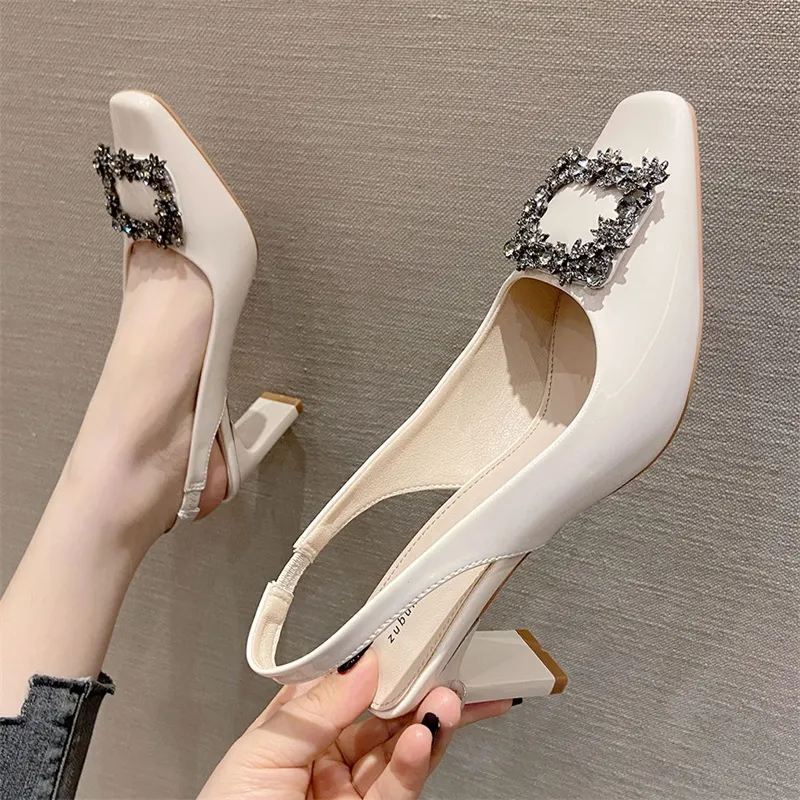 GOSO Chunky Heel High Heels Women's-4