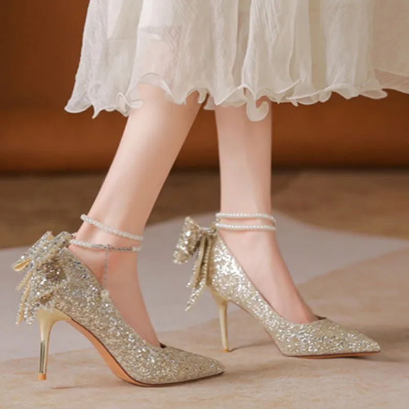 GOSO High Heels Women's Champagne-7