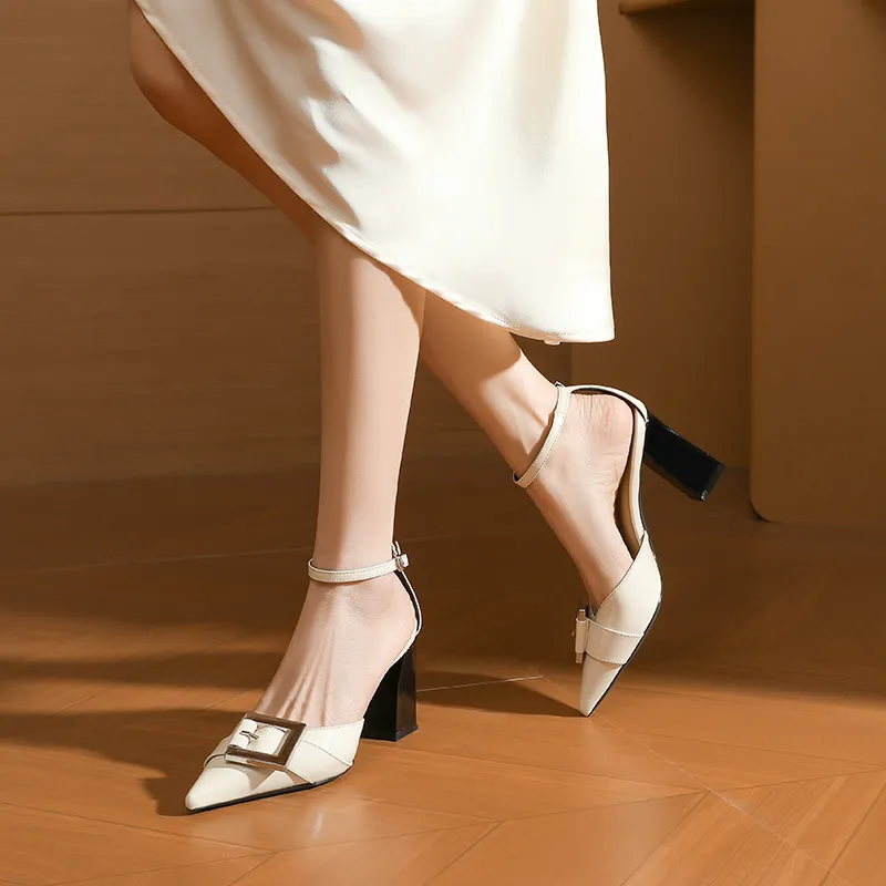 GOSO Chunky Heel High Heels Women's-8