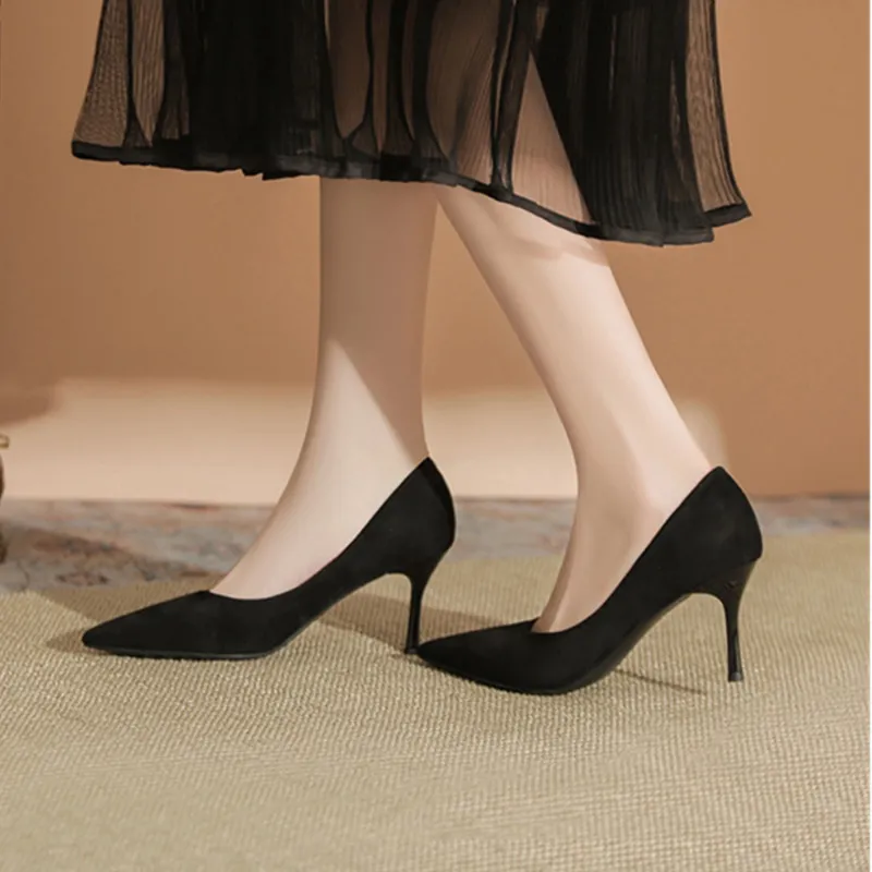 GOSO Slim Heel High Heels 5.5CM Women's-3