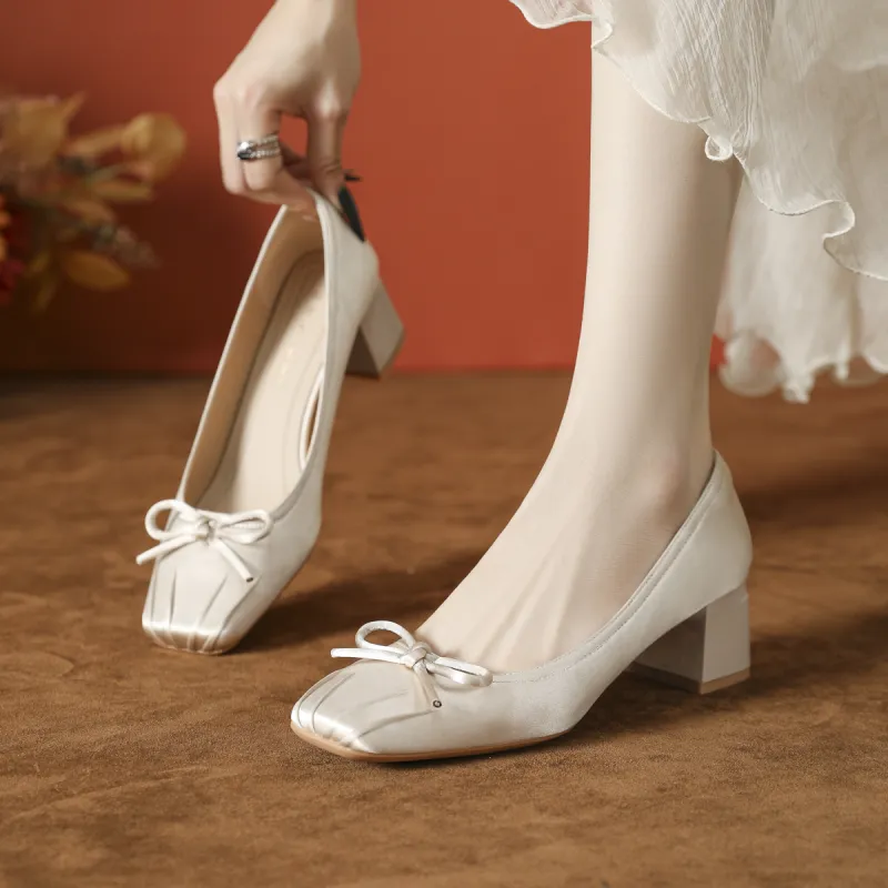 GOSO Chunky Heel High Heels Women's-7