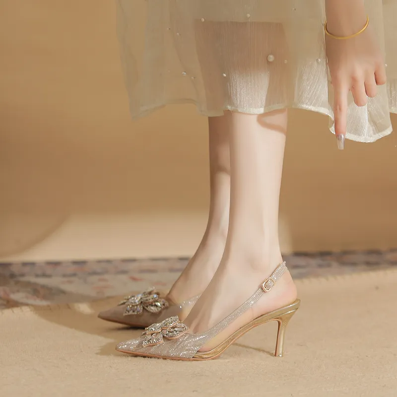 GOSO Slim Heel High Heels 7CM Women's-4