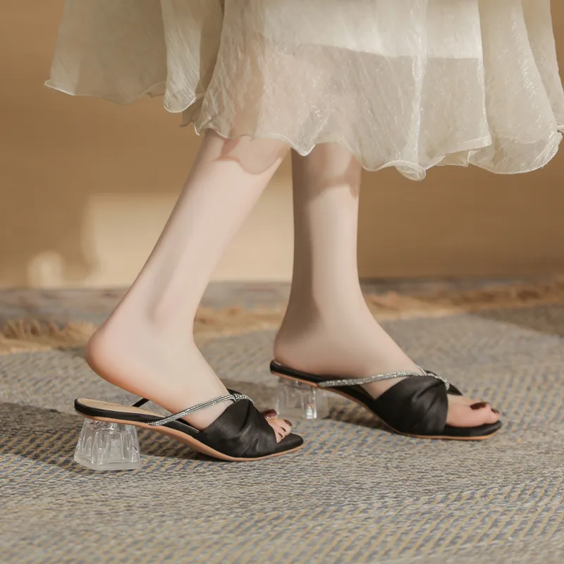 GOSO Abrasion Resistant Slide Slippers Women's Black-2