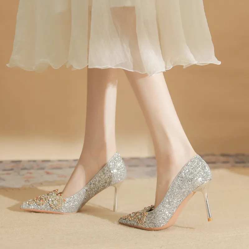 GOSO Slim Heel High Heels Women's-9