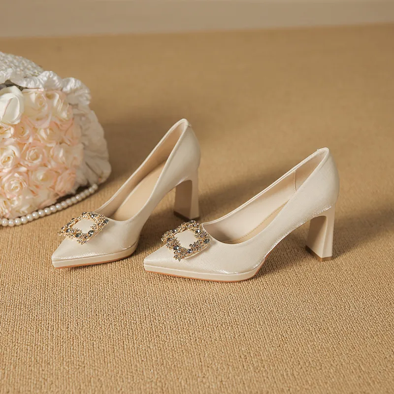 GOSO Chunky Heel High Heels Women's-8